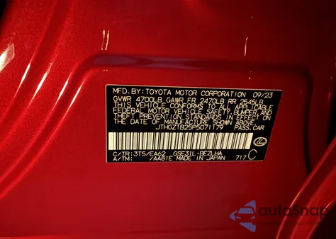 2023 Lexus Is 350 F Sport z USA, uszkodzony, nr VIN JTHGZ1B25P5071179